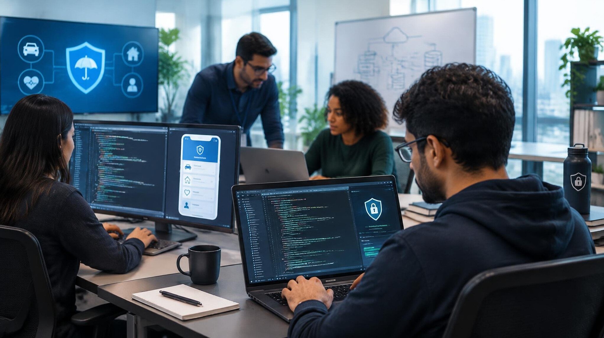 insurance software development team