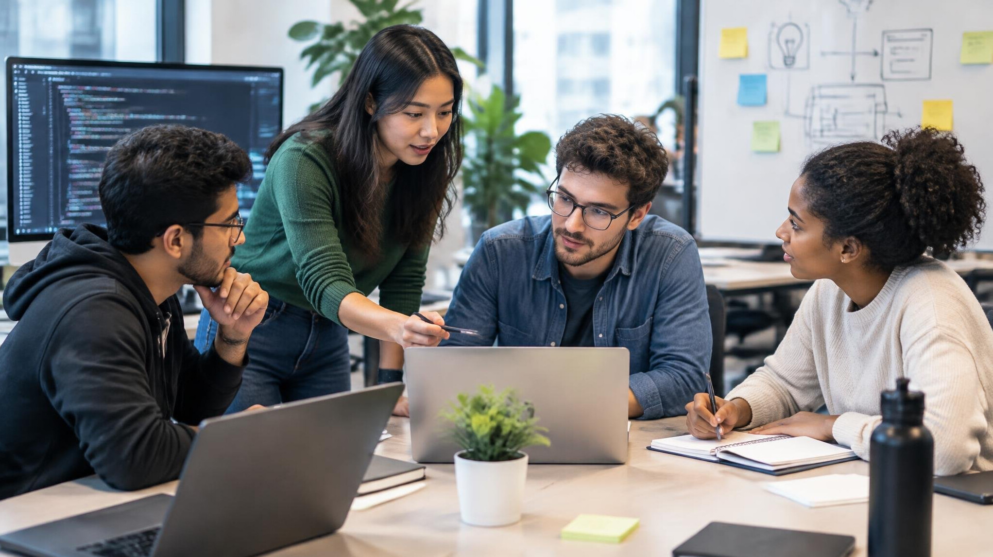 team collaboration on project
