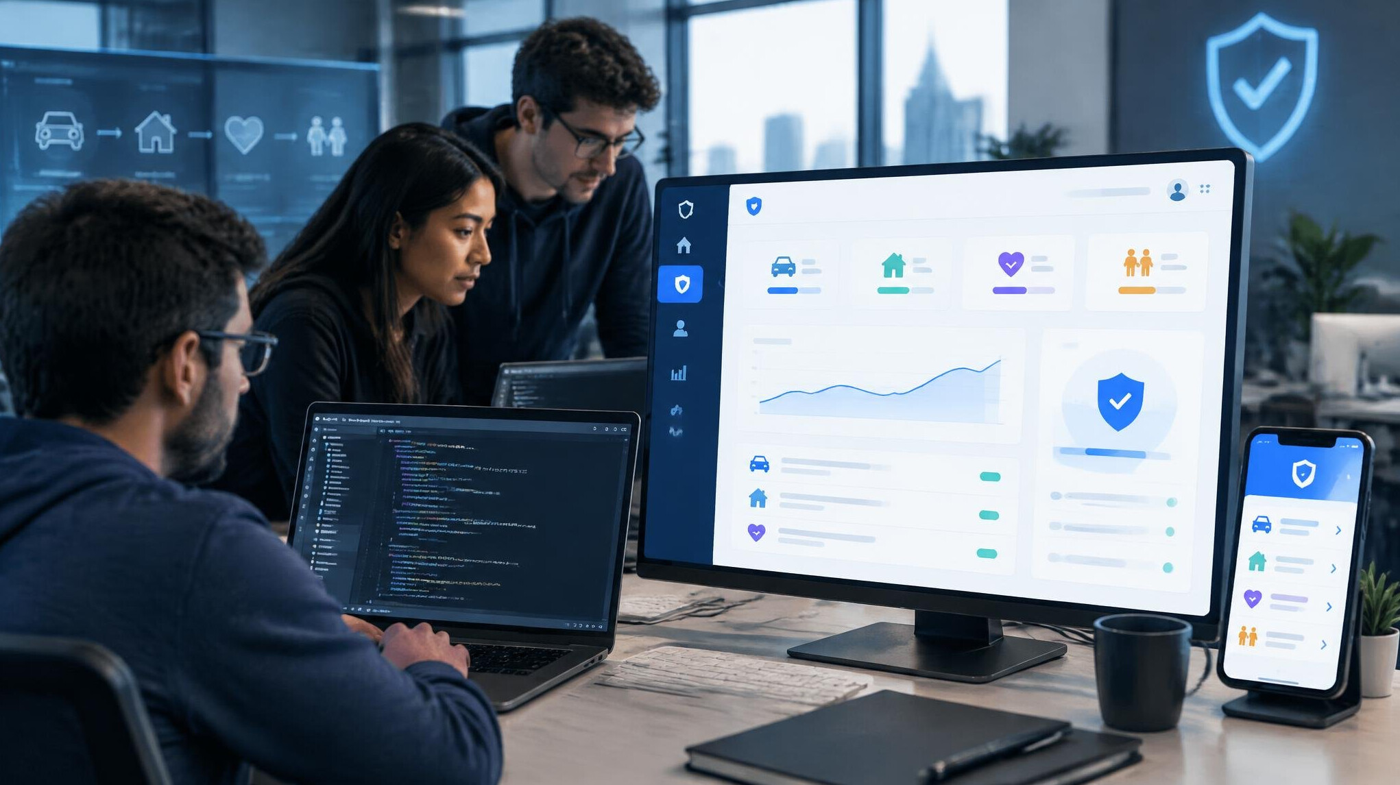 insurance software interface